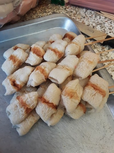 เมนูของร้าน เจ้นวลลูกชิ้นทอด (น้ำจิ้มรสเด็ด)