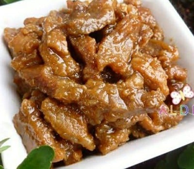 หมูหวานราดข้าวหอมมะลิ