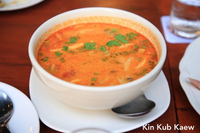 ต้มยำกุ้ง “TOM YAM GUNG” (SPICY SHRIMP SOUP)
