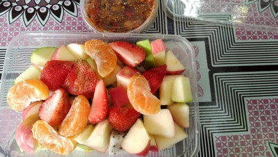 ยำผลไม้น้ำปลาหวาน