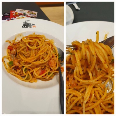 สปาเกตตี้เบค่อนสไปซี่โคเรียน