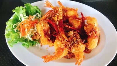 กุ้งซอสมะขาม