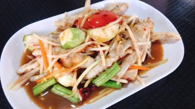 ตำตีนไก่