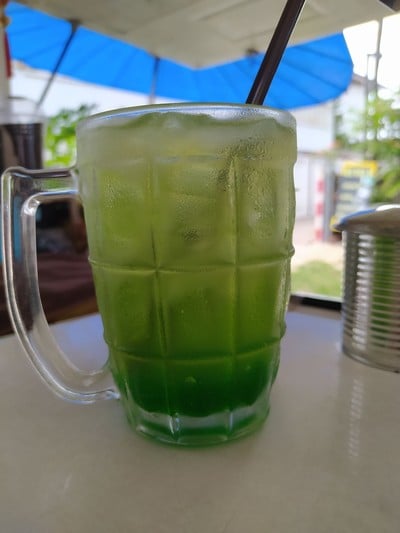น้ำเขียวมะนาวโซดา22oz.