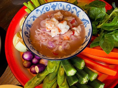 น้ำชุปหยำกุ้งสด