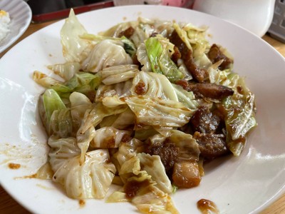 กะหล่ำปลีทอดน้ำปลา