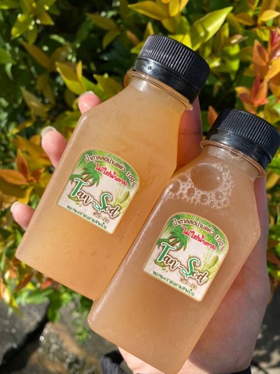 [2%]โปร20ขวดน้ำตาลสดบ้านแพ้วแท้100%(250ml)