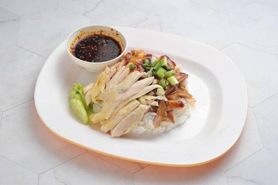 ข้าวมันไก่ต้ม+ไก่ย่าง