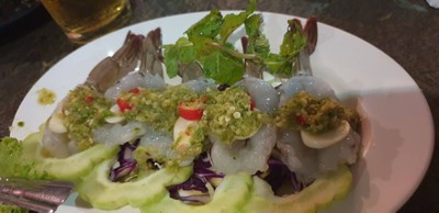 กุ้งแช่น้ำปลา