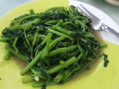 ผักน้ำผัดน้ำมันหอย