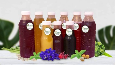 โปร10ฟรี1น้ำสมุนไพรไทยผสมหญ้าหวาน0%(250ml)คละรสชาติ