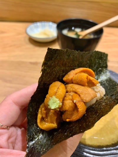 เมนูของร้าน Sushi Juban Phayathai สะพานควาย