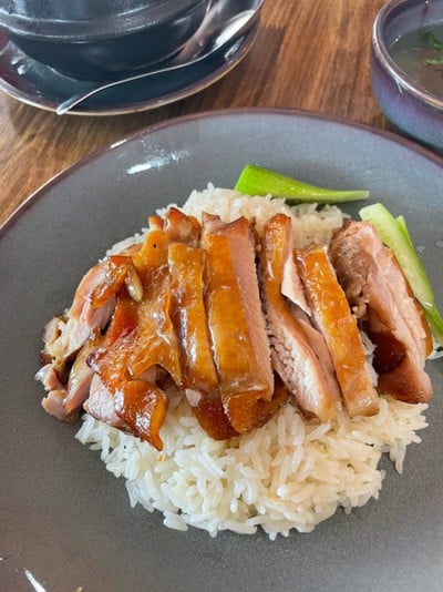 ข้าวมันไก่ย่าง