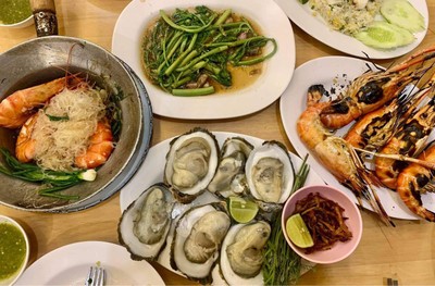 กุ้งอบวุ้นเส้น