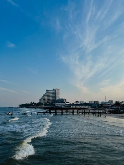 บรรยากาศ สะพานปลาหัวหิน