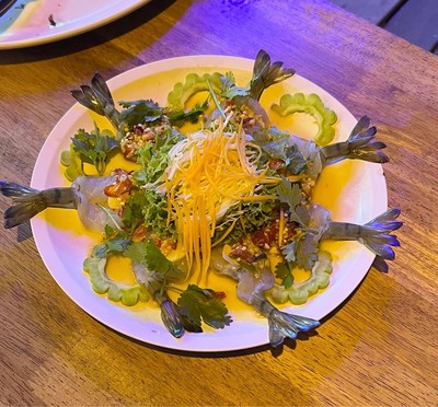 กุ้งแช่น้ำปลา