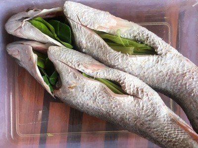 วิธีทำ ปลากระพงนึ่งมะนาว วิธีทำ ปลากระพงนึ่งมะนาว