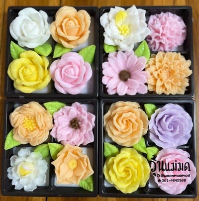 วุ้นกะทิดอกไม้