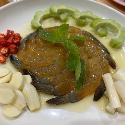 กุ้งแช่น้ำปลาหวาน