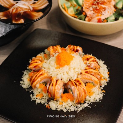 เมนูของร้าน Blue Ocean Sushi เทพารักษ์