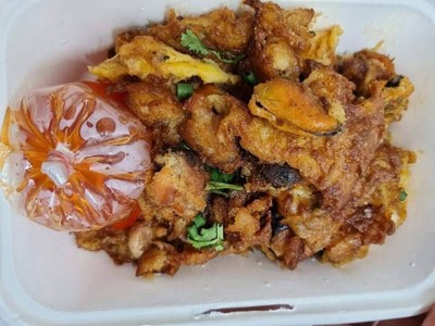 เมนูของร้าน หอยทอดอาโก