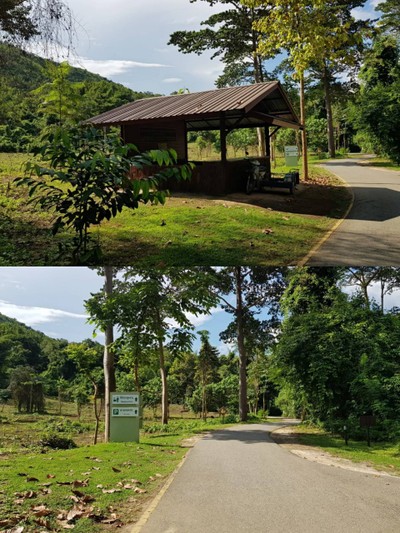 ท่ามกลางบรรยากาศที่ธรรมชาติมีฉากหลังเป็นทิวเขาเเละสายน้ำ