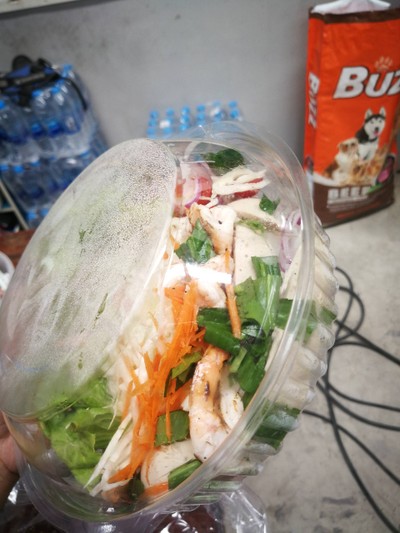 ยำกุ้งท๊อคเพิ่มหมูยอ