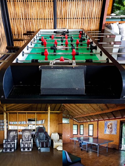 ที่นี้ยังมีโต๊ะปิงปอง
โต๊ะฟุตบอล และเก้าอี้นวดให้บริการโดยไม่มีค่าใช้จ่าย