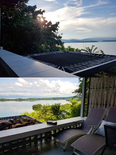 ท่ามกลางบรรยากาศที่ธรรมชาติมีฉากหลังเป็นทิวเขาเเละสายน้ำ