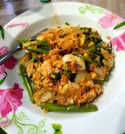 สุกี้ทะเล แห้ง
