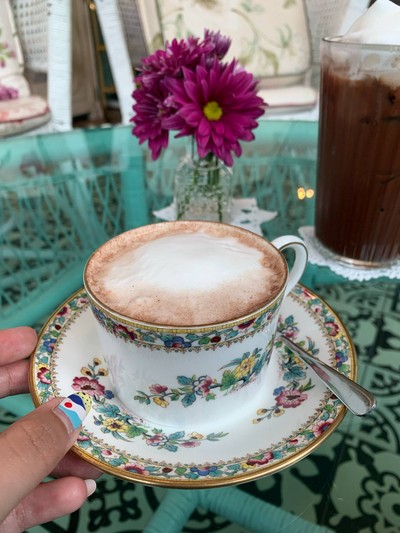 Hot dark chocolate