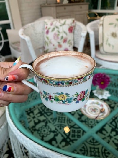 Hot dark chocolate