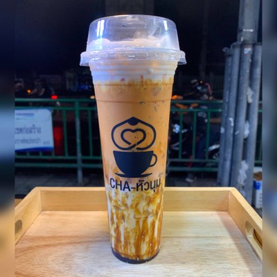 นมสดบราวน์ชูการ์ชาเย็น