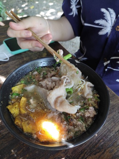 วุ้นเส้นต้มยำหมูหมัก