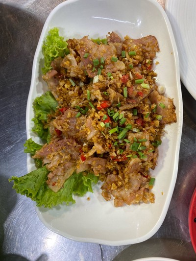 เบค่อนคั่วพริกเกลือ.