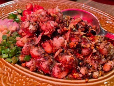 กุ้งคั่วพริกเกลือ