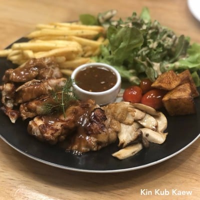 เสต็กอกไก่รมควัน