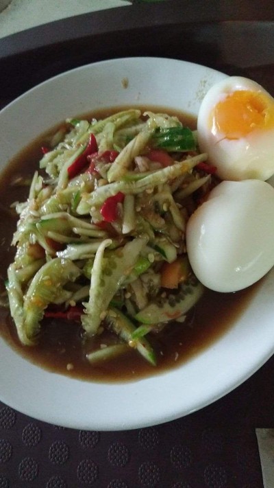 ตำแตงไข่ต้ม