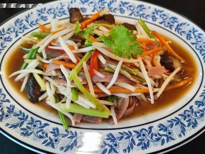 ผัดถั่วงอกทรงเครื่อง