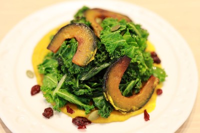 Kale Pumpkin salad