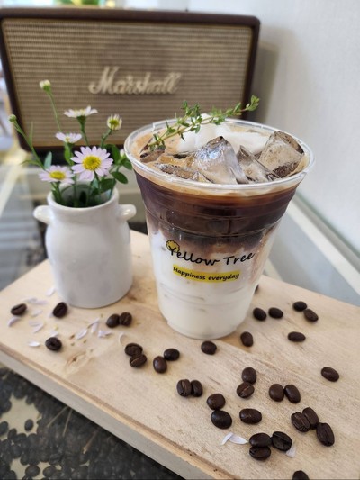 ลาเต้มะพร้าวน้ำหอม