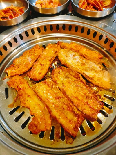 หมูสามชั้นหมักซอสโคซูจัง