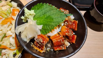 Unagi Onsen Tamago Don ] ข้าวหน้าปลาไหลย่างและไข่ออนเซ็น