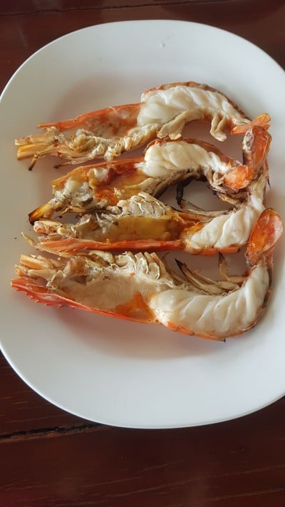 กุ้งใหญ่เผา