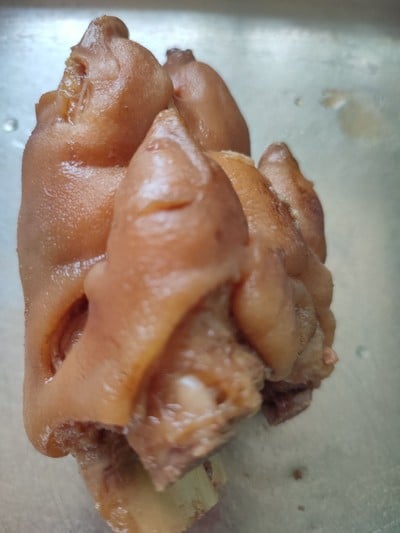 เมนูของร้าน ขาหมูฮ่องเต้ (เจ๊รัตนา) พระพุทธบาท