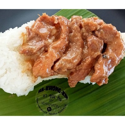 [อร่อยซ่ากับโค้ก] ข้าวเหนียว + หมู +  แฟนต้าน้ำส้ม (กระป๋อง)