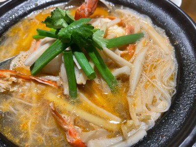 เส้นหมี่ขาวกุ้งแม่น้ำ