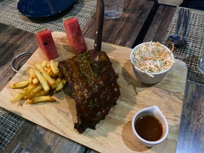 ซี่โครงหมูอบ(เมนูพิเศษ)