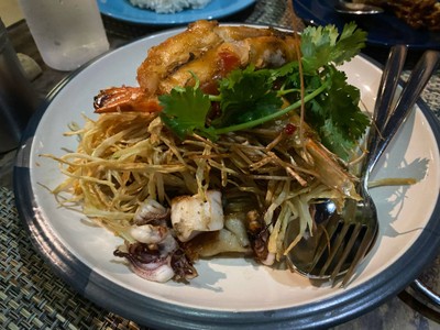 ส้มตำทอด