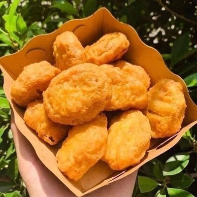[ชุดเล็ก]นักเก็ตไก่ ทอดไร้น้ำมัน0%